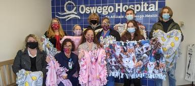 OHS Interact Club donates blankets to maternity ward