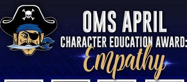 OMS honors 12 with April’s Character Education Award
