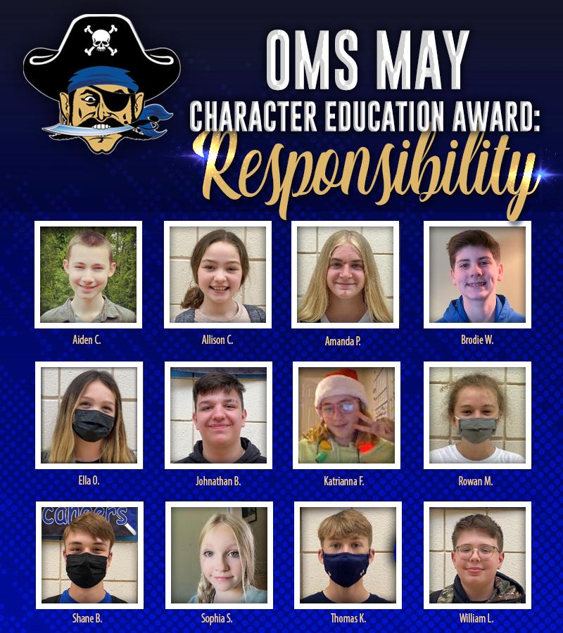 OMS honors students for Responsibility